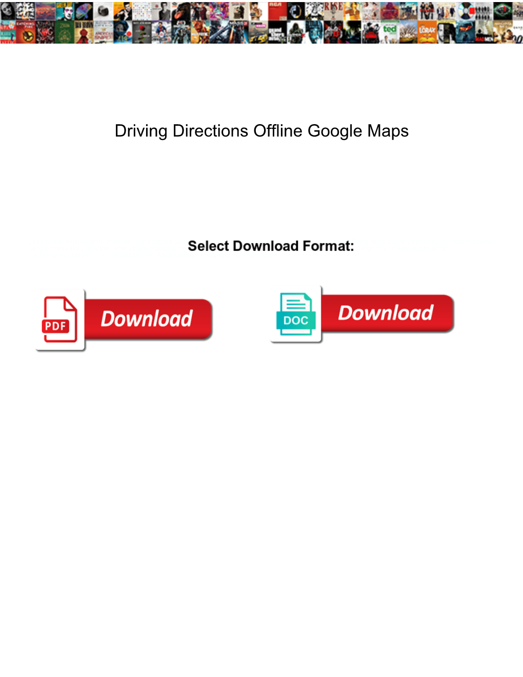 Driving Directions Offline Google Maps