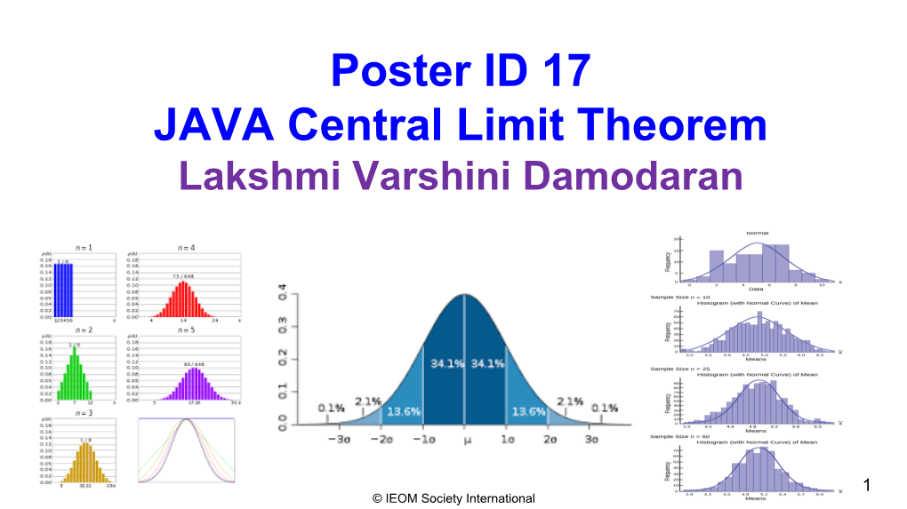 Statistics Central Limit Theorem