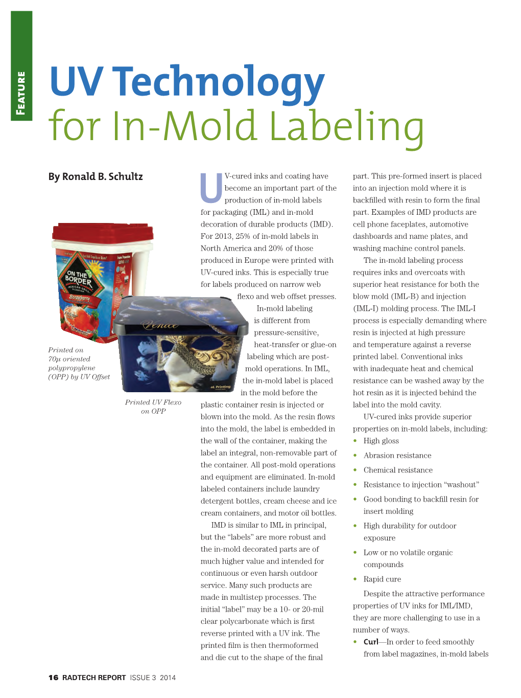 UV Technology for In-Mold Labeling