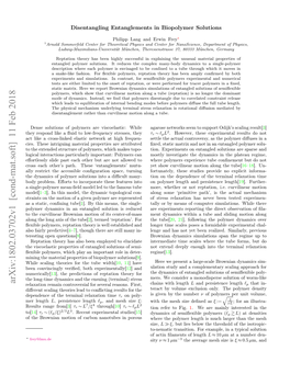 Arxiv:1802.03702V1 [Cond-Mat.Soft] 11 Feb 2018 Relaxation Remain Controversial for Several Reasons