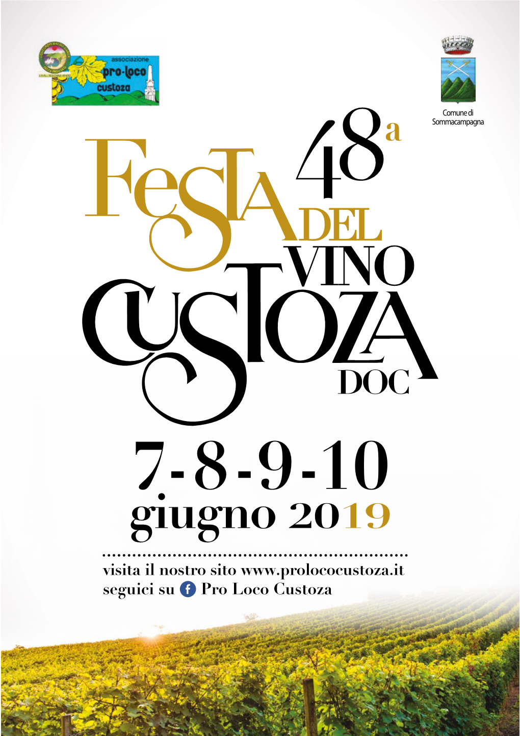 Programma Festa Custoza 2019
