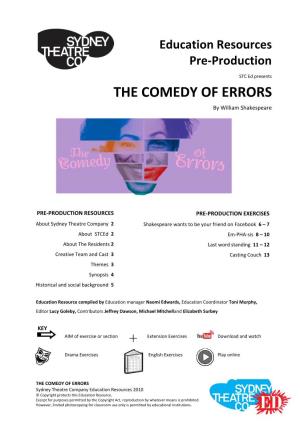 THE COMEDY of ERRORS by William Shakespeare