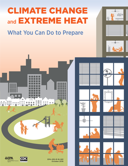 CDC Climate Change and Extreme Heat, What You Can Do to Prepare