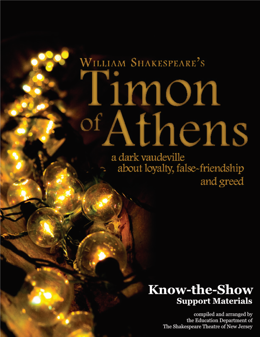 Timon of Athens: Know-The-Show Guide — 1