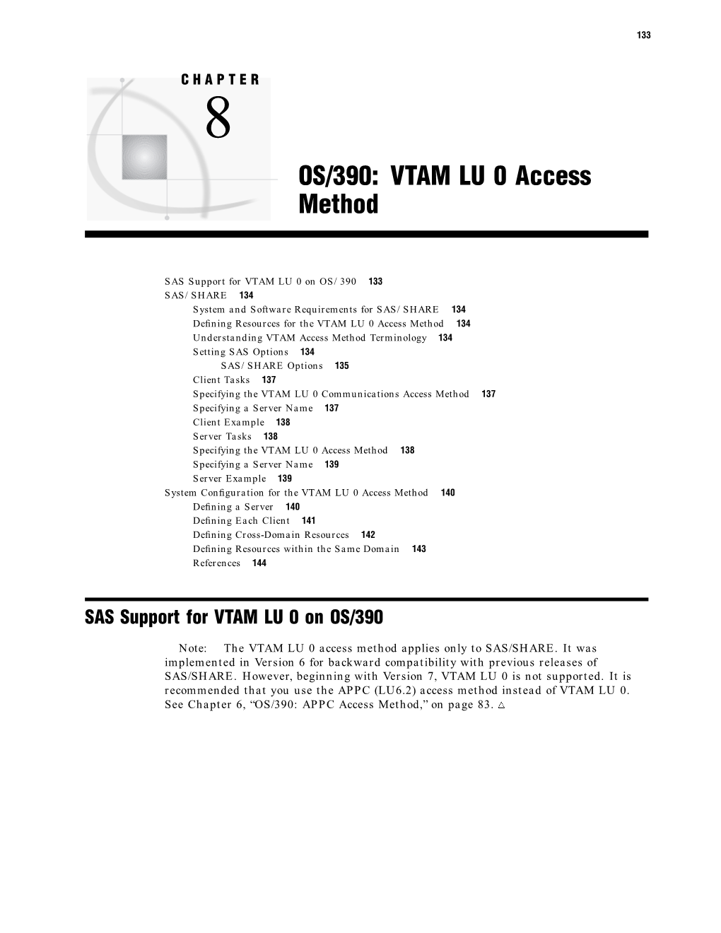 OS/390: VTAM LU 0 Access Method