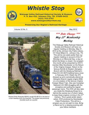 Whistle Stop May 2012 1