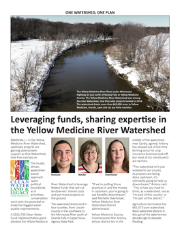 Leveraging Funds, Sharing Expertise in the Yellow Medicine River