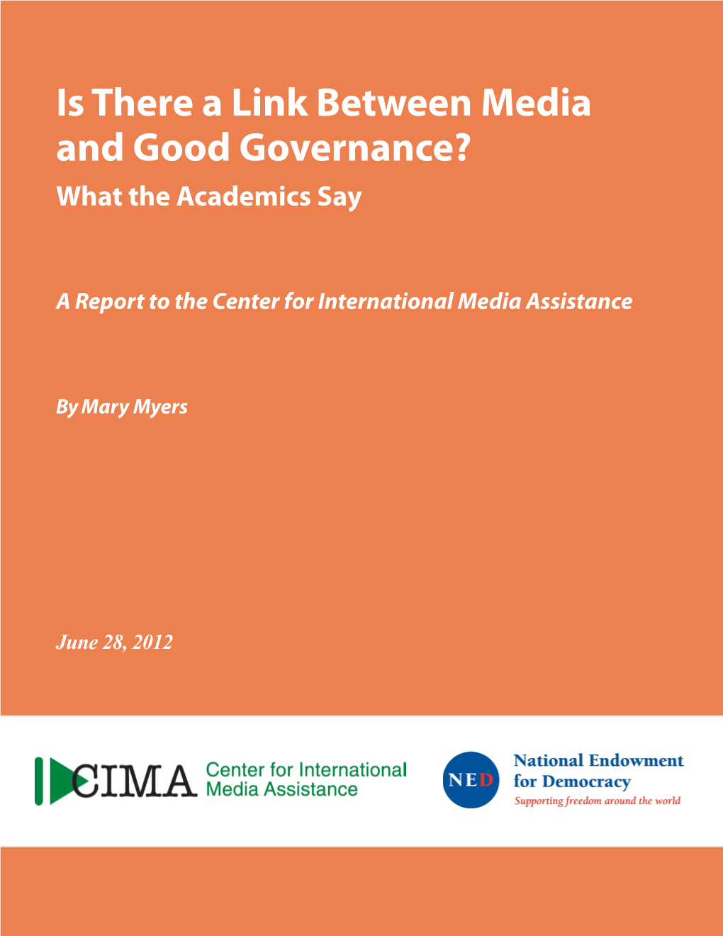 Is There a Link Between Media and Good Governance? What the Academics Say