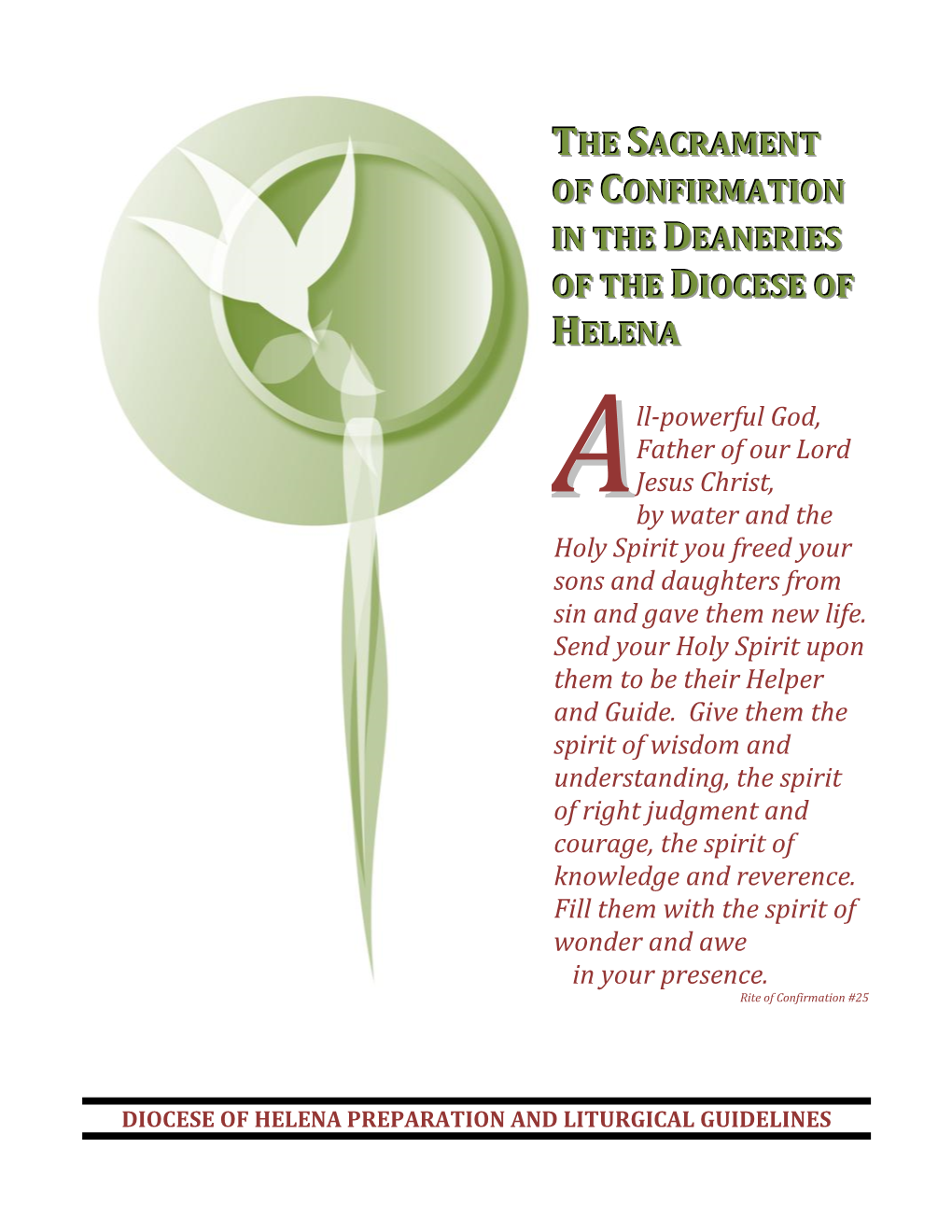 Confirmation Liturgy Guidelines
