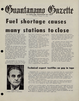 Fuel Shortage Causes