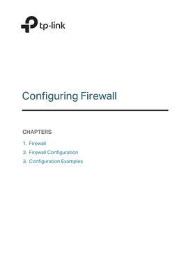 Configuring Firewall