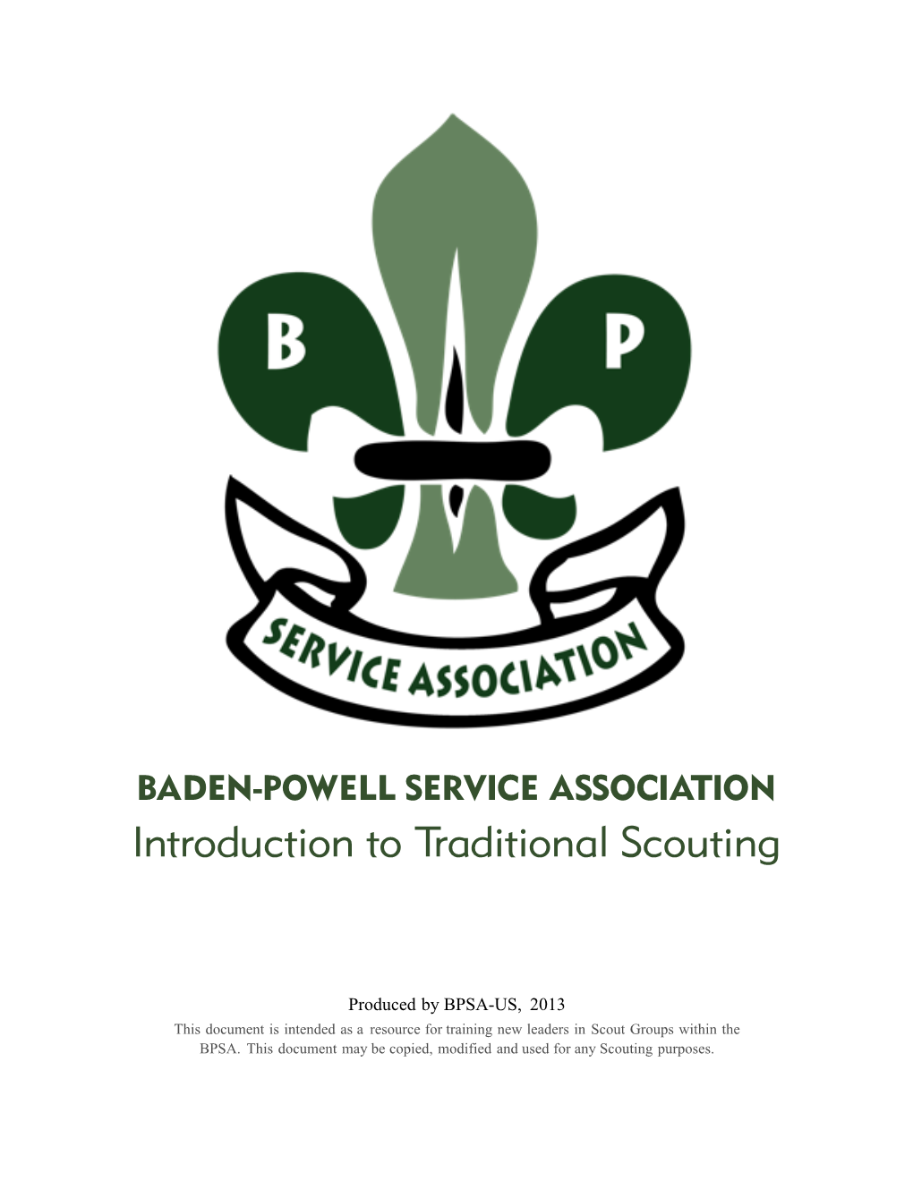 Introduction to Traditional Scouting