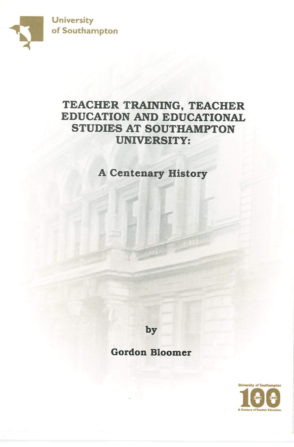 Teacher Training, Teacher Education and Educational Studies at Southampton University