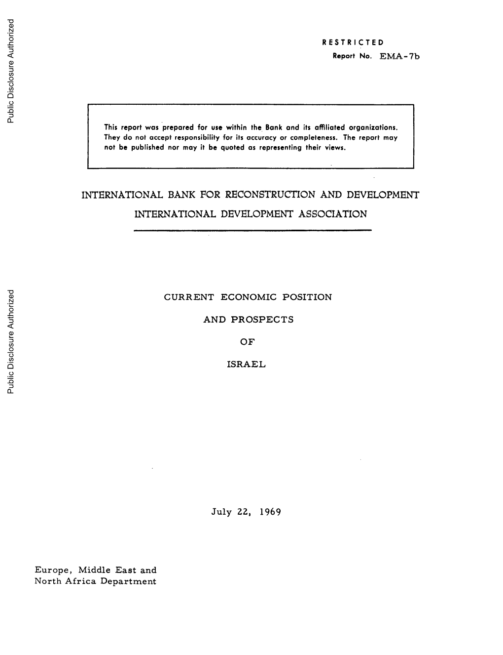 World Bank Document