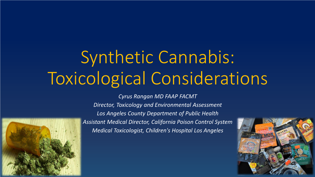 Synthetic Cannabis