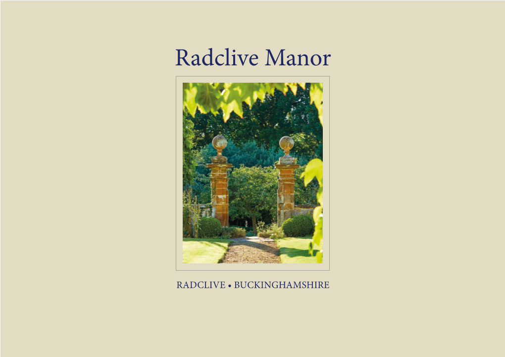 Radclive Manor