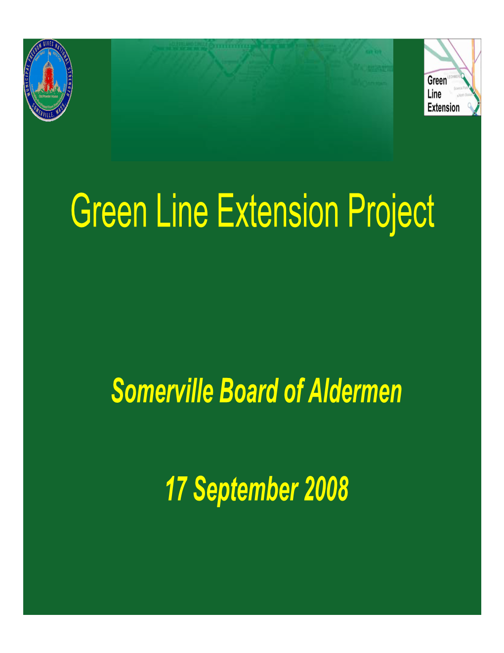 Green Line Extension Project