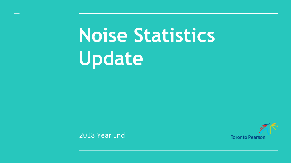 Noise Statistics Update