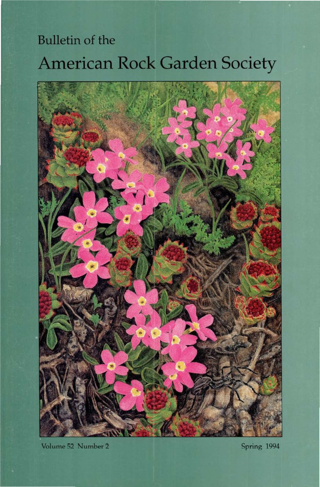 Bulletin of the American Rock Garden Society