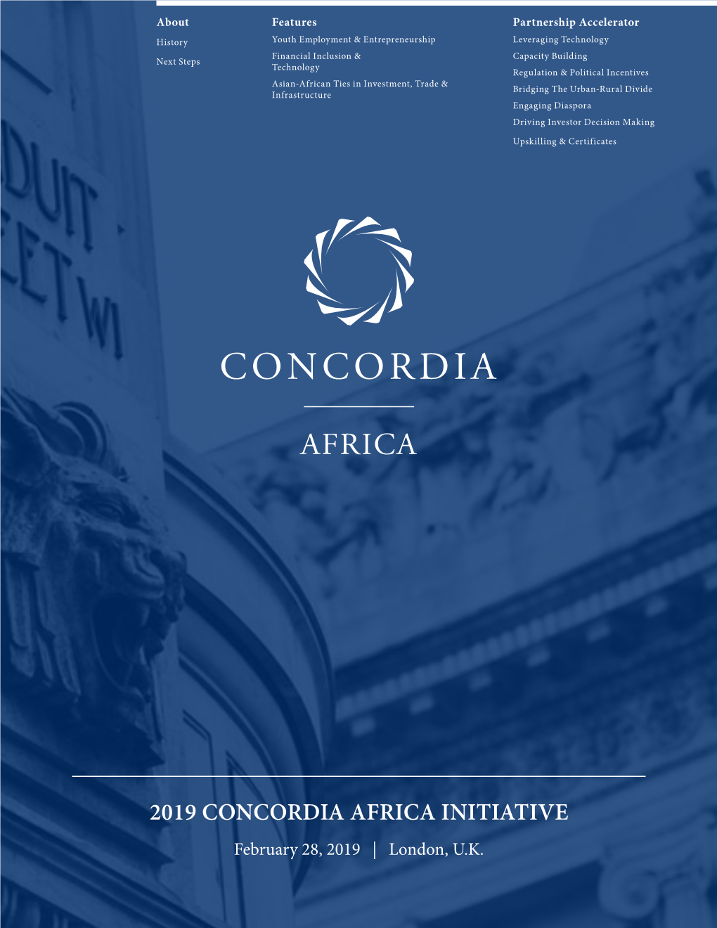 2019 CONCORDIA AFRICA INITIATIVE February 28, 2019 | London, U.K