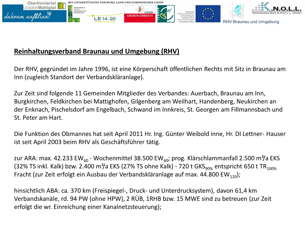 Reinhaltungsverband Braunau Und Umgebung (RHV)