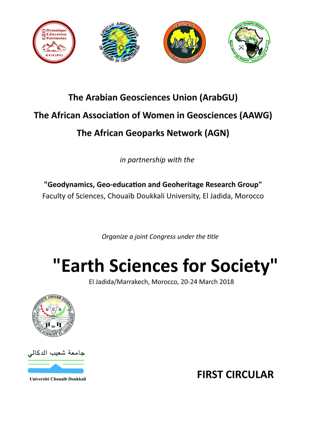 Earth Sciences for Society