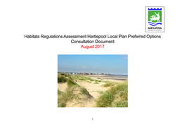 A Habitats Regulations Assessment Is a Step-By- Step Process