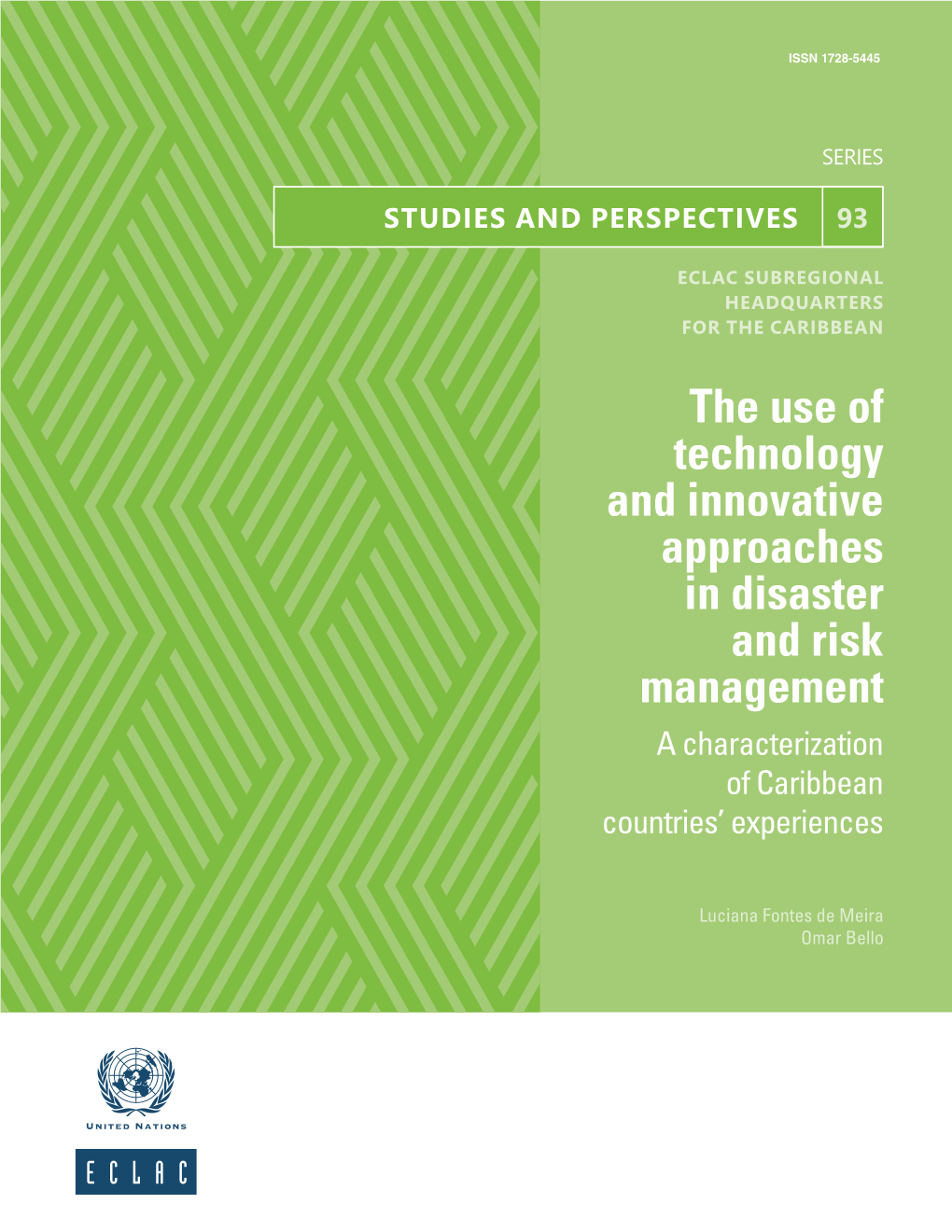 The Use of Technology and Innovetive Approaches in Disaster and Risk