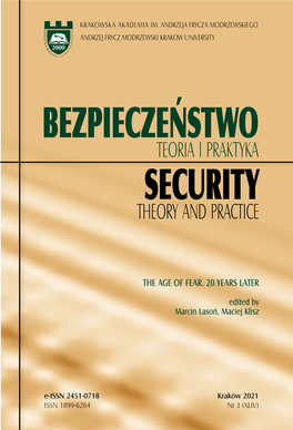 Bezpieczeństwo. Teoria I Praktyka 2021, Nr 3 (XLIV): Wyzwania Dla