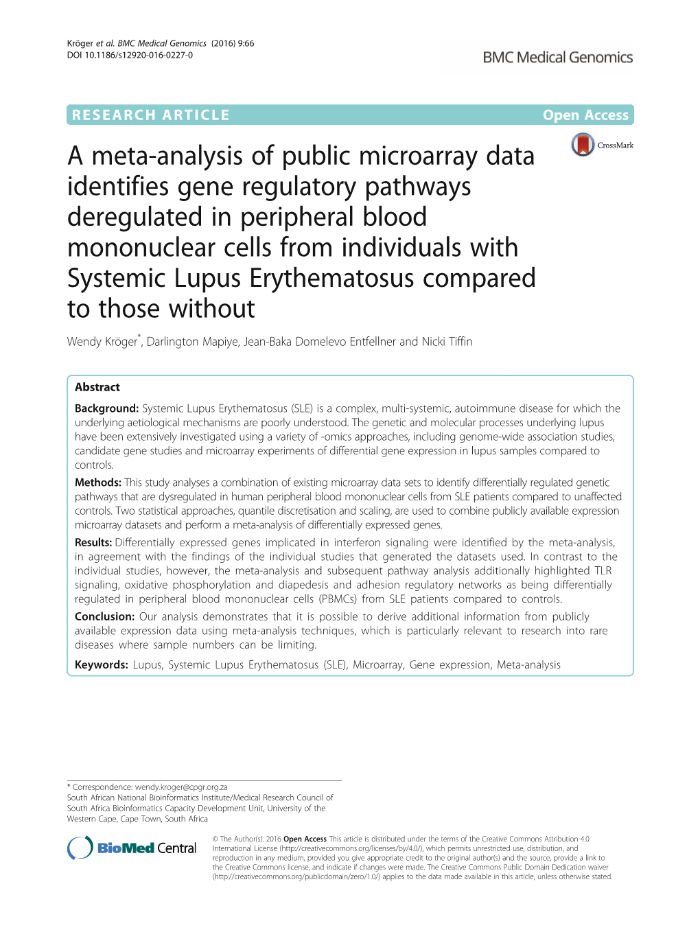 A Meta-Analysis of Public Microarray Data Identifies Gene Regulatory