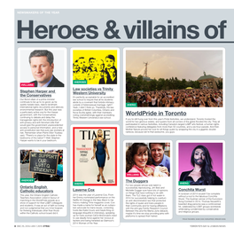 Heroes & Villains of 2014 Dec 25-Jan 7, 2015