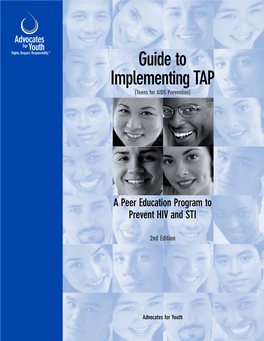 Guide to Implementing TAP (Teens for AIDS Prevention)