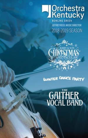Gaither Vocal Band | 17 Orchestra Kentucky Personnel | 20 David Jones Artwork | 22–23
