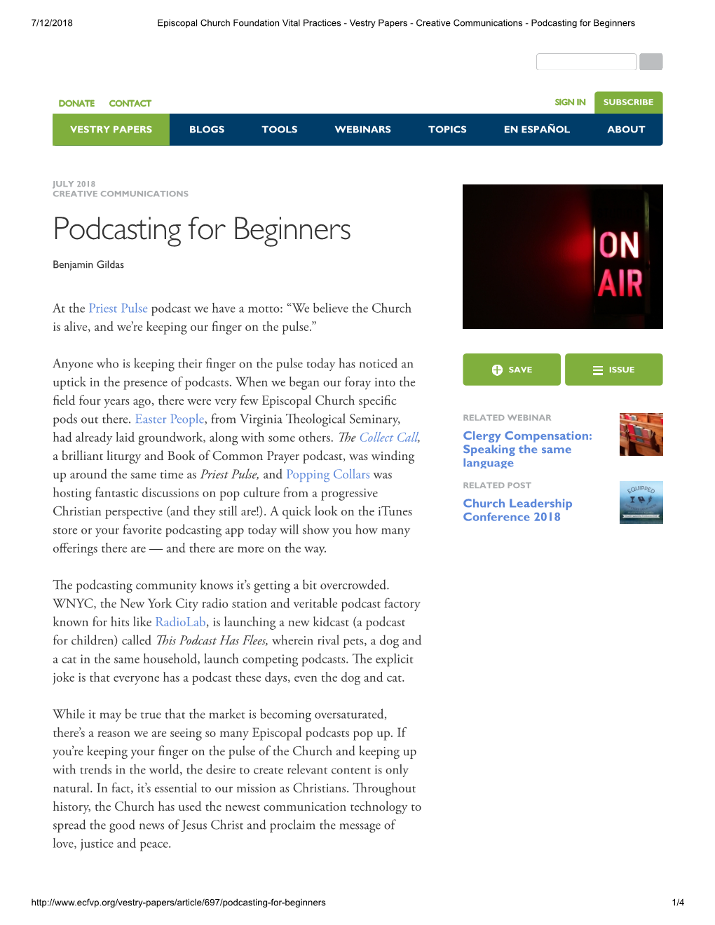 Podcasting for Beginners