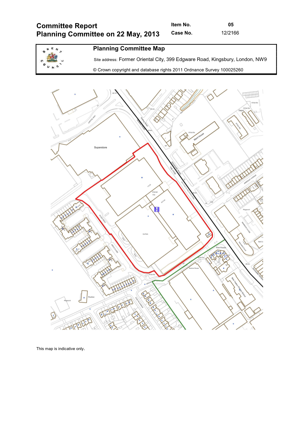 Former Oriental City, 399 Edgware Road, Kingsbury, London, NW9