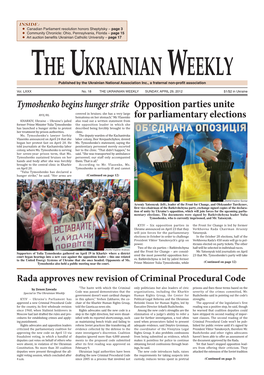 The Ukrainian Weekly 2012, No.18