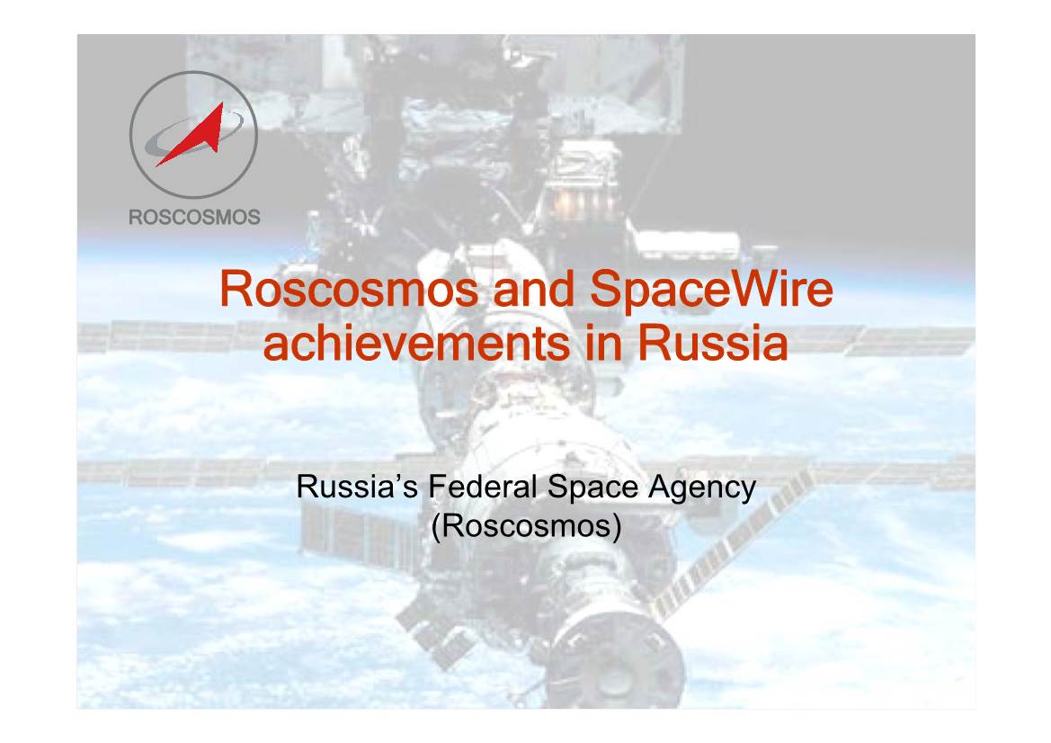 Roscosmos and Spw Achievements in Russia