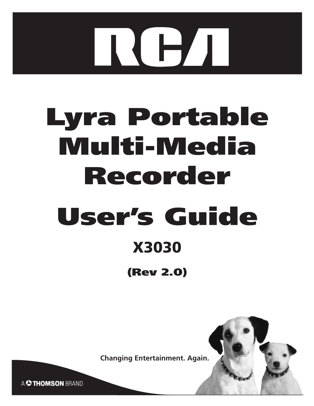 Lyra Portable Multi-Media Recorder User's Guide