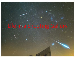 Life in a Shooting Gallery Meteors, Meteorites, and Meteoroids