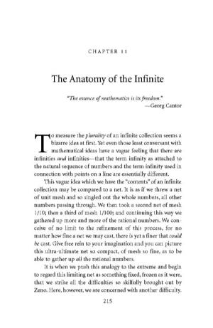 The Anatomy of the Infinite