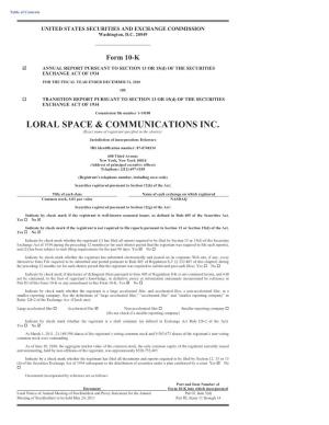 Loral Space & Communications Inc
