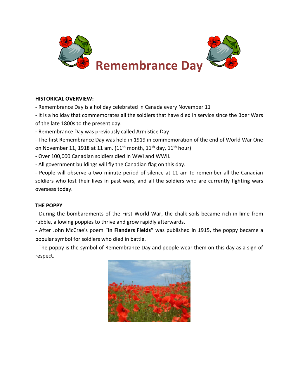 Remembrance Day