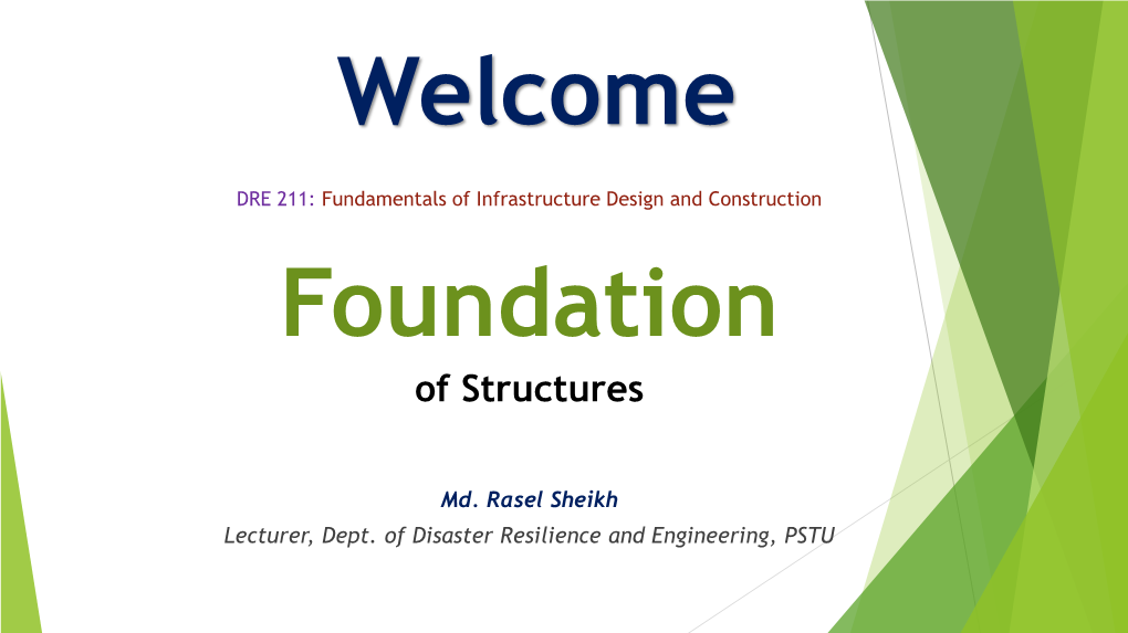 Ebs1113 – Elements of Building Construction