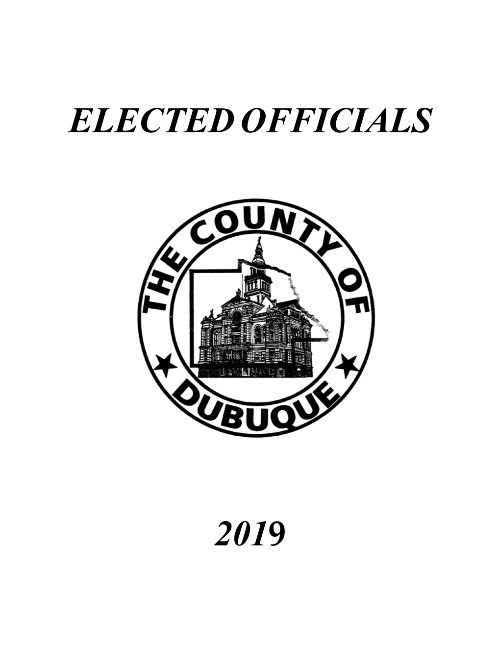 Elected Officials 2019 Department Presentation