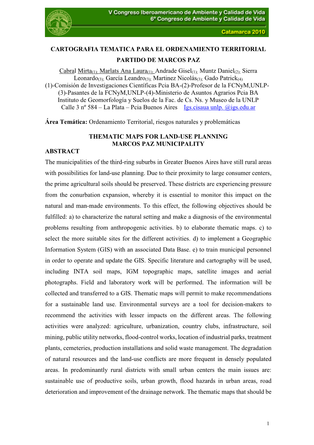 Bases Para El Ordenamiento Territorial