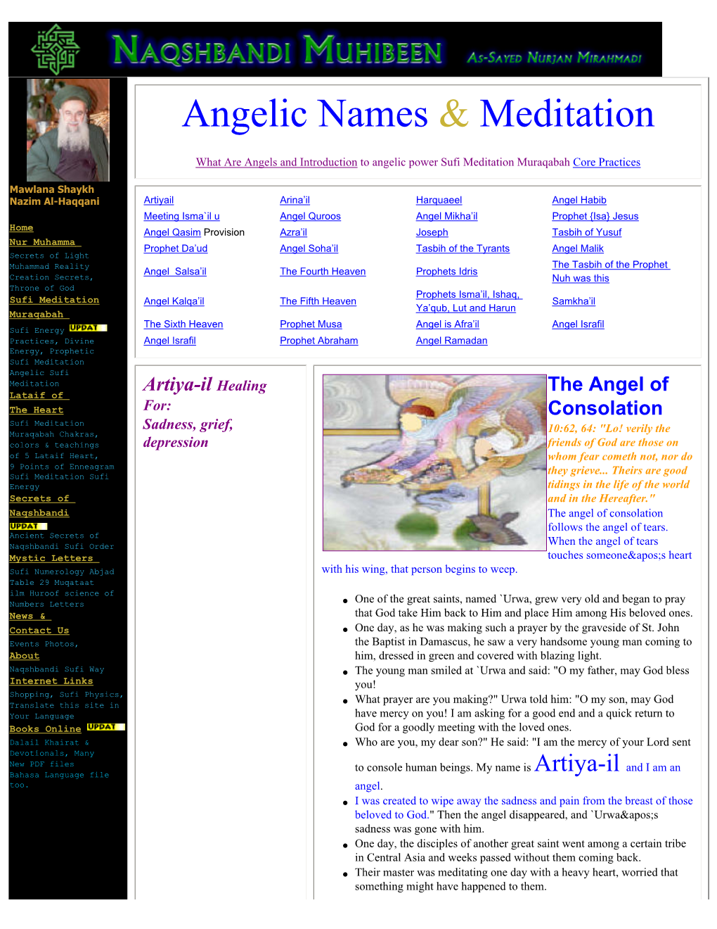 Angelic Names and Sufi Meditation