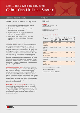 China Gas Utilities Sector