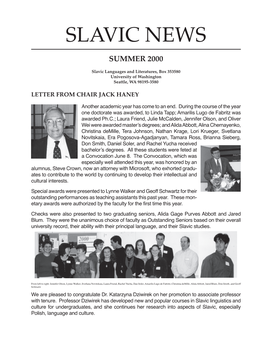 Summer 2000 Newsletter (PDF)