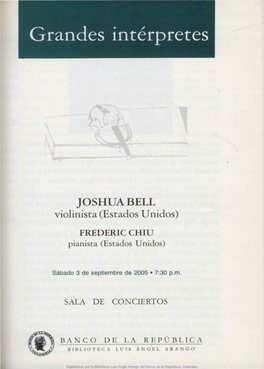 Joshua Bell- Frederic Chiu