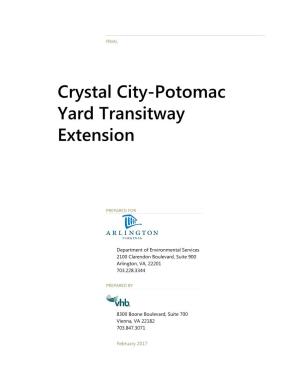 Crystal City-Potomac Yard Transitway Extension